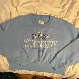 Abercrombie Vintage Cropped Crew Neck